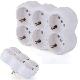 Resim FırsatVar Golyat Topraklı Priz Çoğaltıcı 6 Girişli Grup Elektrik Prizi Çoklayıcı Tv Monitör Elektrik Prizi 