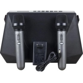 Resim İnnmerry Shıle Sl-3a Iki El Mikrofonlu Kumandalı Usb/Sd/Bt Portatif Hoparlör (5047) 