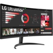 Resim Lg 34" Va 34WR50QC-B 5ms 100HZ Hdmı-Dp Kavıslı Ev Iş Monitörü 3440X1440 