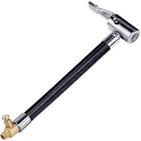 Resim Aubyhe Motorsiklet Lastik Şişirme Hortumu Uzatma Adaptörü - 10cm, Hava Tahliyeli, Esnek Ve Dayanıklı 