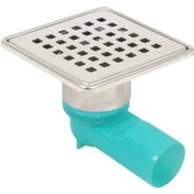 Resim Sukar Komple Çelik Yer Süzgeci Kare Line 9 