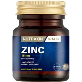 Resim NUTRAXİN Zinc Sulphate - Çinko Takviyesi 100 Tablet 