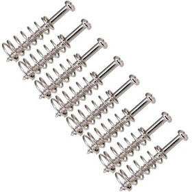 Resim Gitar/bas Pikap Yükseklik Ayar Vidaları 2.5 26mm Sivri 8 Adet Gümüş 