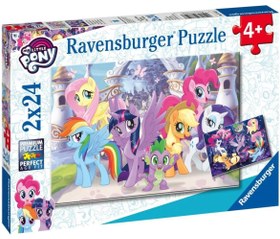 Resim Ravensburger 2x24 Parça Puzzle My Little Pony 078127 