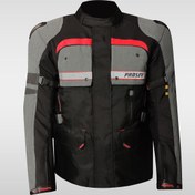 Resim Prosev Long At2202 4 Mevsim Kırmızı Motorcu Montu 