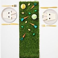 Resim Yapay Çim Şeklinde Runner 25 cm x 75 cm 