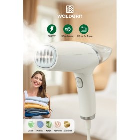 Resim Waldern WLD-102 Katlanabilir Portatif Buharlı Dikey Kırışık Giderici Ütü 1000W 