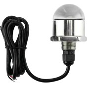 Resim Paslanmaz Çelik Deniz Altı LED Işık 12V 9 Tahliye Tapası M12X1.25 Navigasyon Yeşil (Yurt Dışından) 