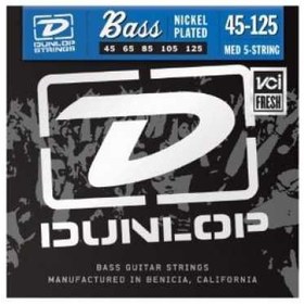 Resim Jim Dunlop DBN45125 5 Telli Bas Gitar Teli (45-125) 