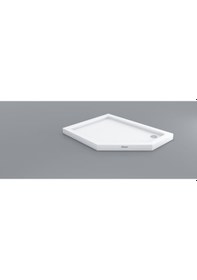 Resim Shower Stumpy Beşgen Flat Duş Teknesi 90X130 Cm 