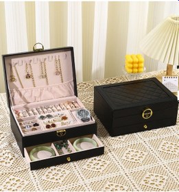 Resim Mk-23 Mücevher Takı Kutusu - Bilezik Yüzük Takı Altın Kutusu 