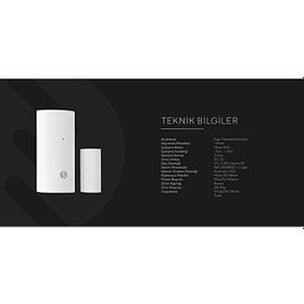 Resim Tuya Uyumlu Sl-eg05 Kablosuz Kapı Pencere Manyetik Sensör 