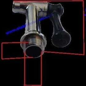 Resim İnce Dişli T Kahveci Kazan Semaver Musluğu (3/8 Dişli Dıştan Dişli) 