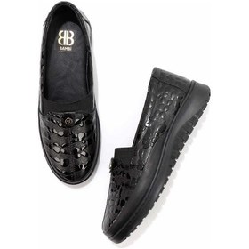 Resim Bambi Siyah Leather Kadın Casual Ayakkabı K01331750011 Siyah 