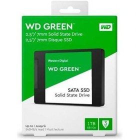 Resim WD Green, WDS100T3G0A, 1TB, 545/465, 3D NAND, 2,5" SATA, SSD 