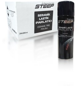 Resim Steep Seramik Lastik & Tampon Parlatıcı Sprey 24 Adet 500ml 