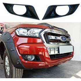 Resim Ford Ranger Sis Farı Çerçevesi Siyah 2016-2019 Arası Uyumlu 