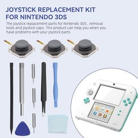 Resim YIBEICO 3D Joystick Replacement for Nintendo 3DS Analog Thumb Stick Joystick with Circle Pad Cap 