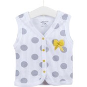 Resim 24297 Kız Bebek Penye Yelek Beyaz 