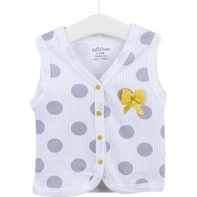 Resim 24297 Kız Bebek Penye Yelek Beyaz 