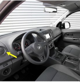 Resim VW Amarok 10-12 Kabin Havalandırma Klima Mazgalı Siyah 2H0819703E 