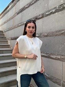 Resim Sıfır Yaka Basic Süveter - BEJ - STD 