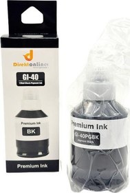Resim Canon GI-40/Pixma G5040 Siyah Muadil Mürekkep 