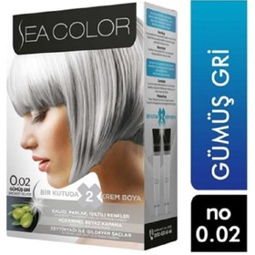Resim Sea Color Set Boya 0.02 Gümüş Gri 