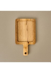 Resim Excellentt Houseware 2'li Akasya Sunum Tahtası - Kahverengi - 25x13 Cm Çok Renkli 
