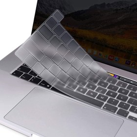 Resim Apple Macbook Pro 13 Inc 2020 M1 A2338 ile Uyumlu Türkçe Q Klavye Slim Şeffaf Klavye Koruyucu Kılıf 