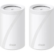Resim TP-Link Deco BE65 (2-Pack) | Wi-Fi 7 Mesh Sistemi | BE9300 Mbps | Fiber Uyumlu | Üç Bant | AI-Roaming | 2.5 Gbps Port | 6 GHz | 200 Cihaz | WPA3 | VPN | Mobil Uygulama ile Kolay Kurulum 