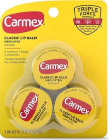 Resim Carmex Classic Dudak Balsamı Kavanoz 3 x 7.5 G 