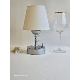 Resim Fey Atelier Pilli Masa Lambası, Piili Gece Lambası, Pilli Abajur, Lamba, Aydınlatma, Pilli Çocuk Odası Lambası, Kremşapkaplst.kristalkromayak 