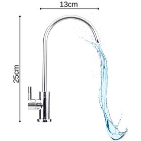Resim Tüm Su Arıtma Cihazlarına Uyumlu Lüks Krom Musluk Paslanmaz 