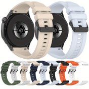 Resim 1 Adet Silikon Değiştirme Kayışı HW GT5 Pro 46mm için - Nefes Alabilir, Ter Tutmayan Spor Saat Kayışı GT5 Pro 46mm Modelleriyle Uyumlu 
