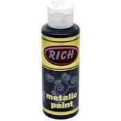Resim Rich Akrilik Boya Metalik 120 CC Siyah 0770 