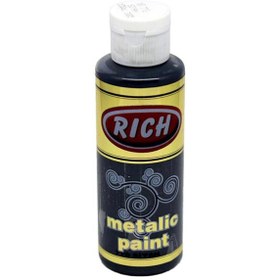 Resim Rich Akrilik Boya Metalik 120 CC Siyah 0770 