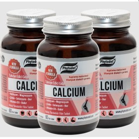 Resim Phytodef Kalsiyum Magnezyum Çinko 3 x 60 Tablet 