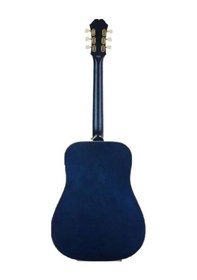 Resim Epiphone Masterbilt Frontier Elektro Akustik Gitar Aged Viper Blue 