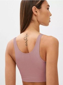Resim Mistirik Rosella Model Kalın Askılı Extra Toparlayıcı Pedsiz Büstiyer Korse Gül Kurusu Renk Gül Kurusu 