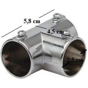 Resim Adilon Askı Borusu ''T'' Flanşı 2'Li 