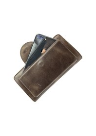 Resim Çanta Yurdu Diga Hakiki Deri 2003 Kartlık Telefon El Çantası Kahve Kahverengi 