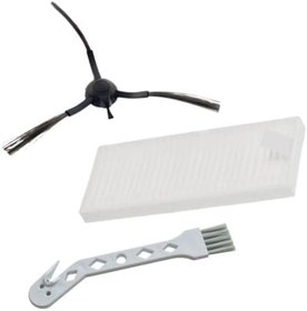 Resim Arçelik Imperium Robo RS 3221, RS 9121, RS 9131 İle Uyumlu Hepa Filtre, Filtre Temizleme Fırçası, Yan Fırça Seti 