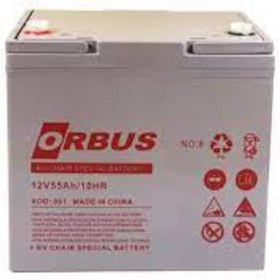 Resim Orbus 12v 55ah Engelli Araç Aküsü Jel Dikey 