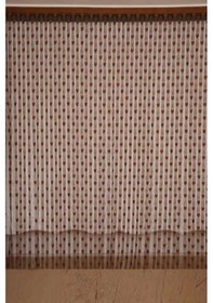 Resim Kalpli Model Acı Kahve Renk Ip Perde Hazır Ip Perde 300x270 