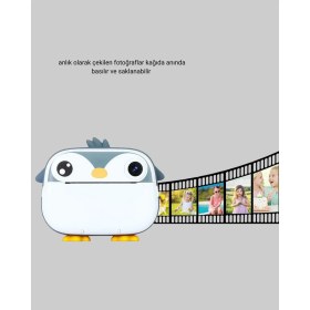 Resim Fantastik Store Termal Baskı Çocuk Kamerası Hd Çekim USB Şarjlı Eğitici Oyuncak 