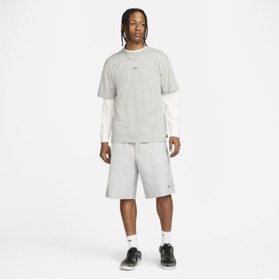Resim Nike Sportswear Style Essentials Men's Woven Oversized Shorts - Grey 