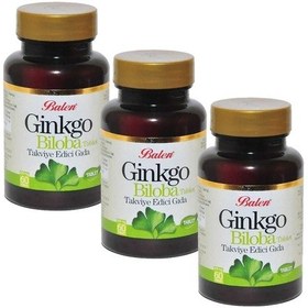 Resim Balen Ginkgo Biloba Tablet 600 MG 60 Kapsül 3 Adet 