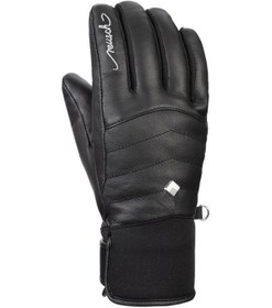 Resim Reusch Thais Kadın Kayak Eldiveni Siyah Çok Renkli 