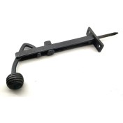 Resim Antika Tarz Dekoratif Pirinç Ayarlı Panjur Stoperi - 150X55 Mm, Oksit 